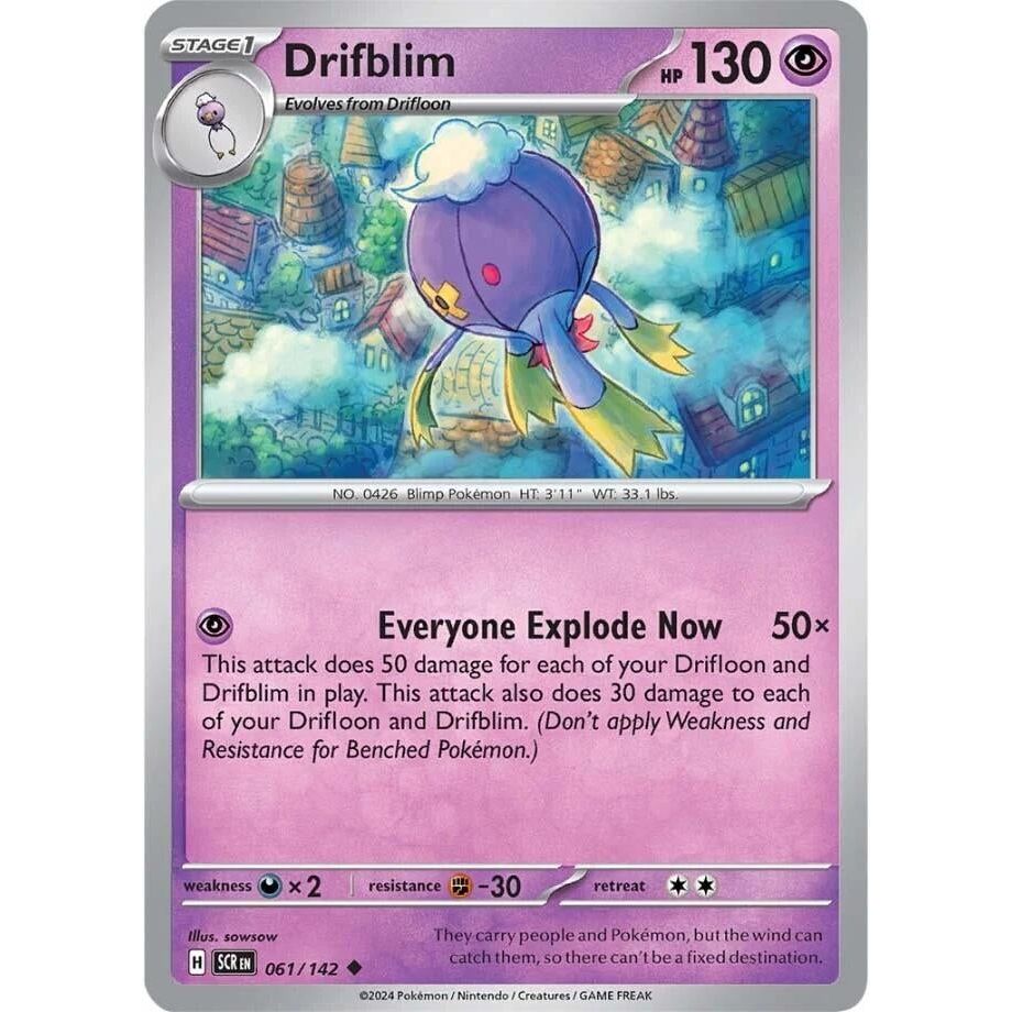 Image for Drifblim (061/142) (SCR) - Pokemon