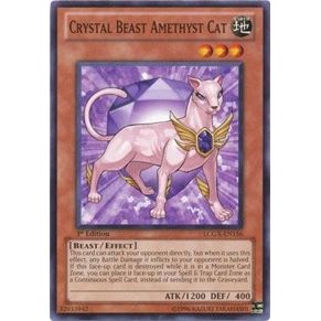 Image for Crystal Beast Amethyst Cat (LCGX-EN156) (LC02) - YuGiOh