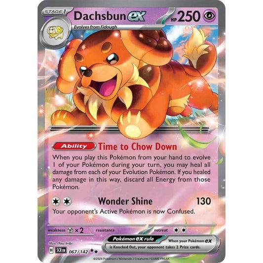 Image for Dachsbun ex (067/142) (SCR) - Pokemon