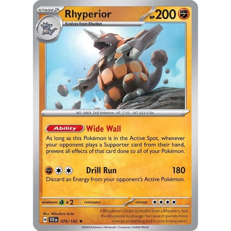 Image for Rhyperior (076/142) (SCR) - Pokemon