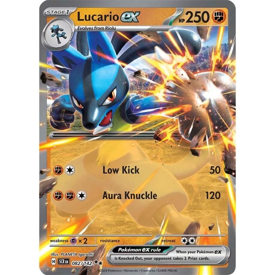 Image for Lucario ex (082/142) (SCR) - Pokemon