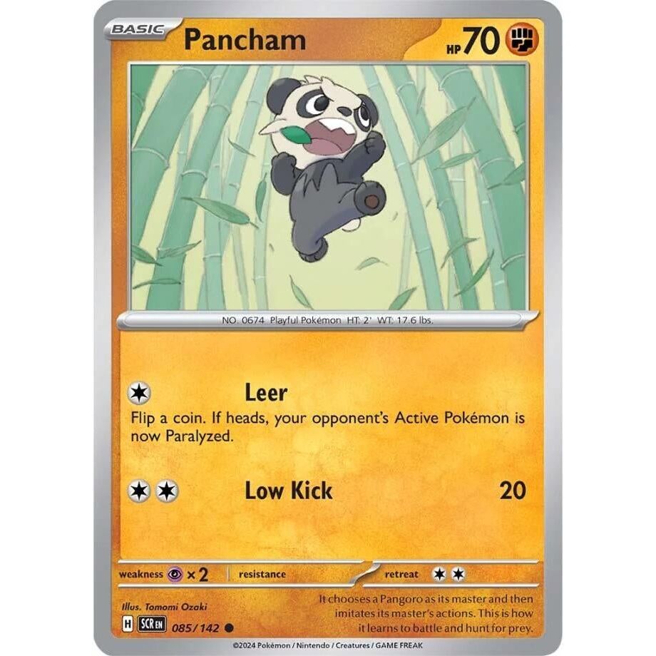 Image for Pancham (085/142) (SCR) - Pokemon