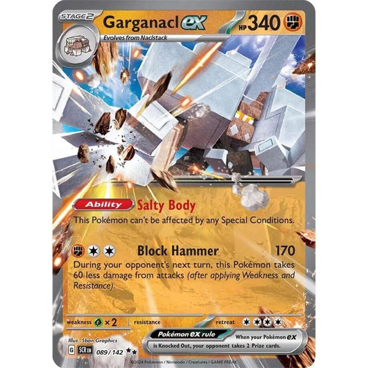 Image for Garganacl ex (089/142) (SCR) - Pokemon