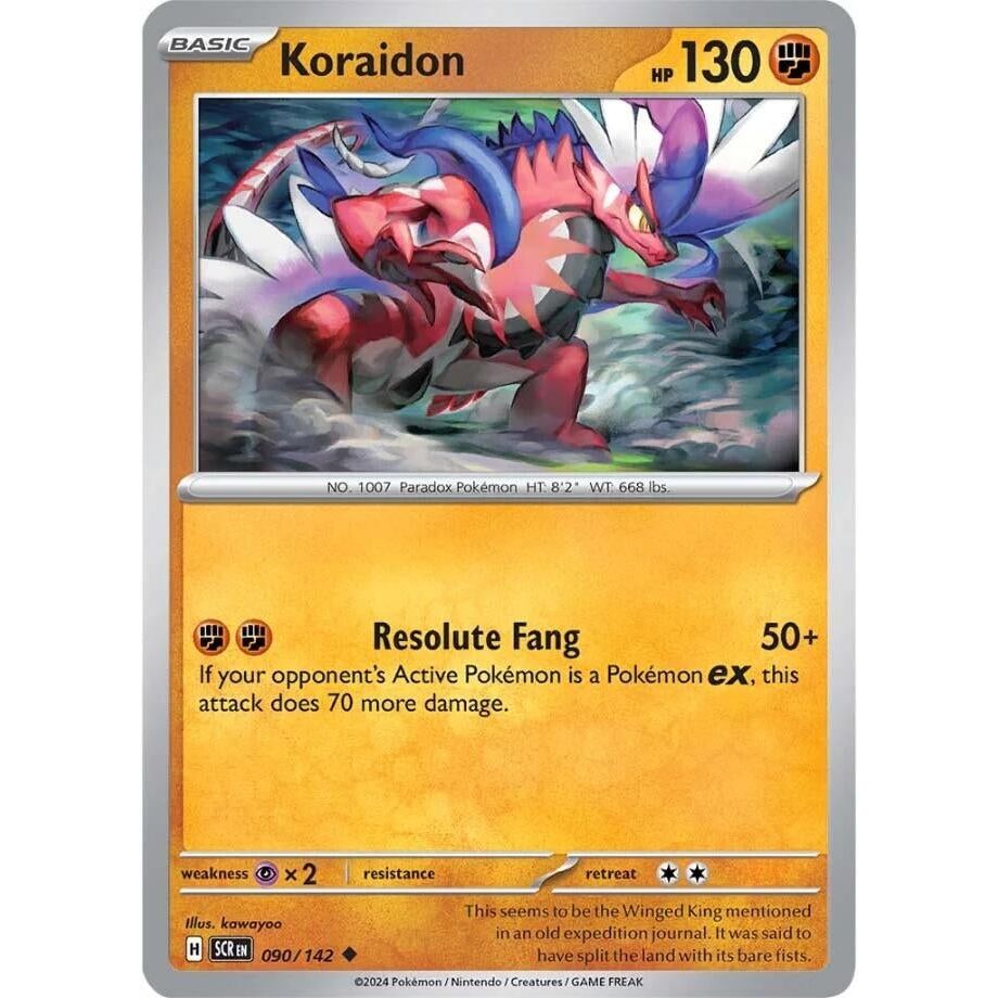 Image for Koraidon (090/142) (SCR) - Pokemon