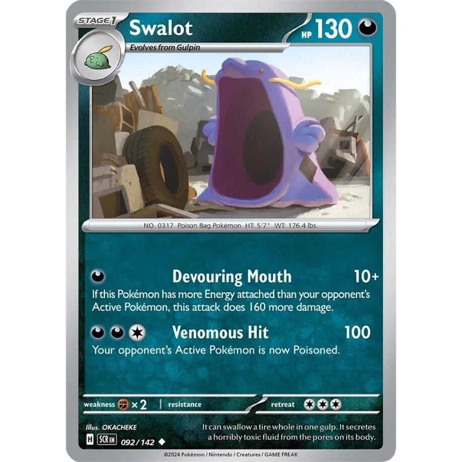Image for Swalot (092/142) (SCR) - Pokemon