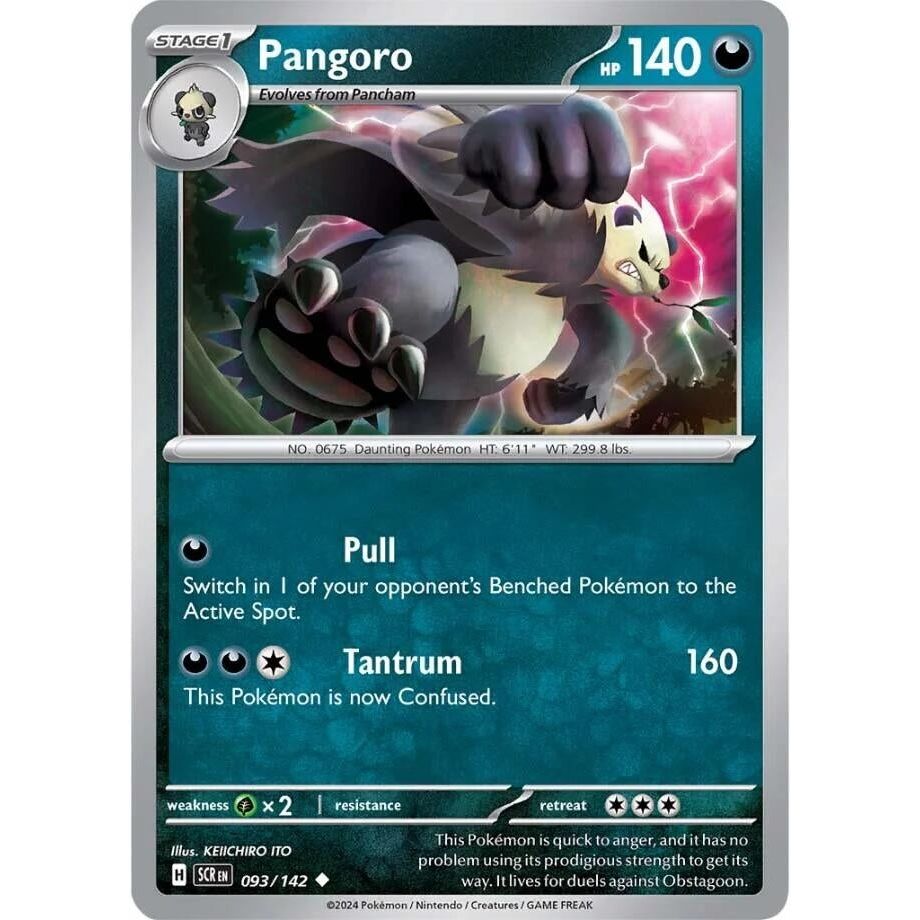 Image for Pangoro (093/142) (SCR) - Pokemon