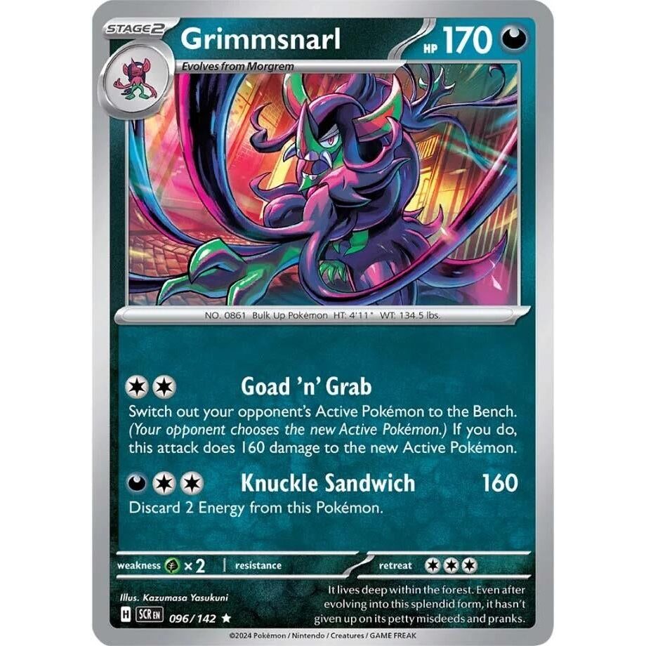 Image for Grimmsnarl (096/142) (SCR) - Pokemon