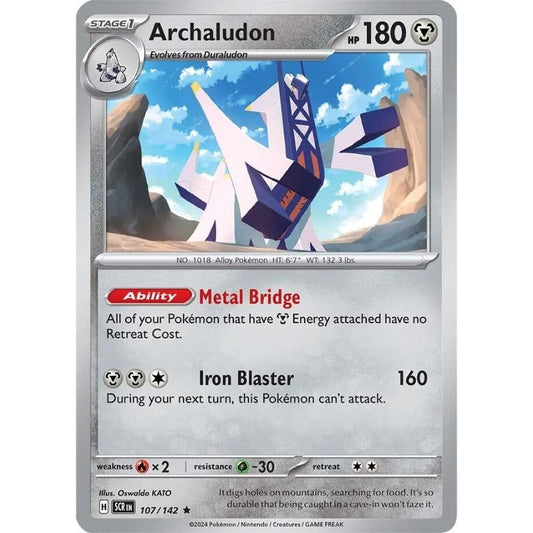 Image for Archaludon (107/142) (SCR) - Pokemon