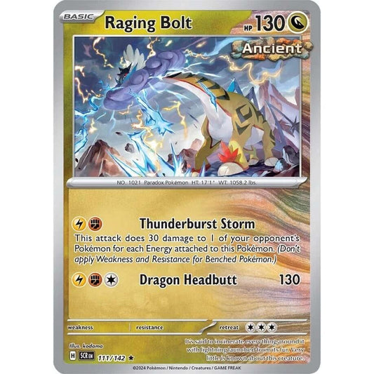Image for Raging Bolt (111/142) (SCR) - Pokemon