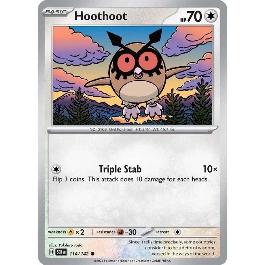 Image for Hoothoot (114/142) (SCR) - Pokemon