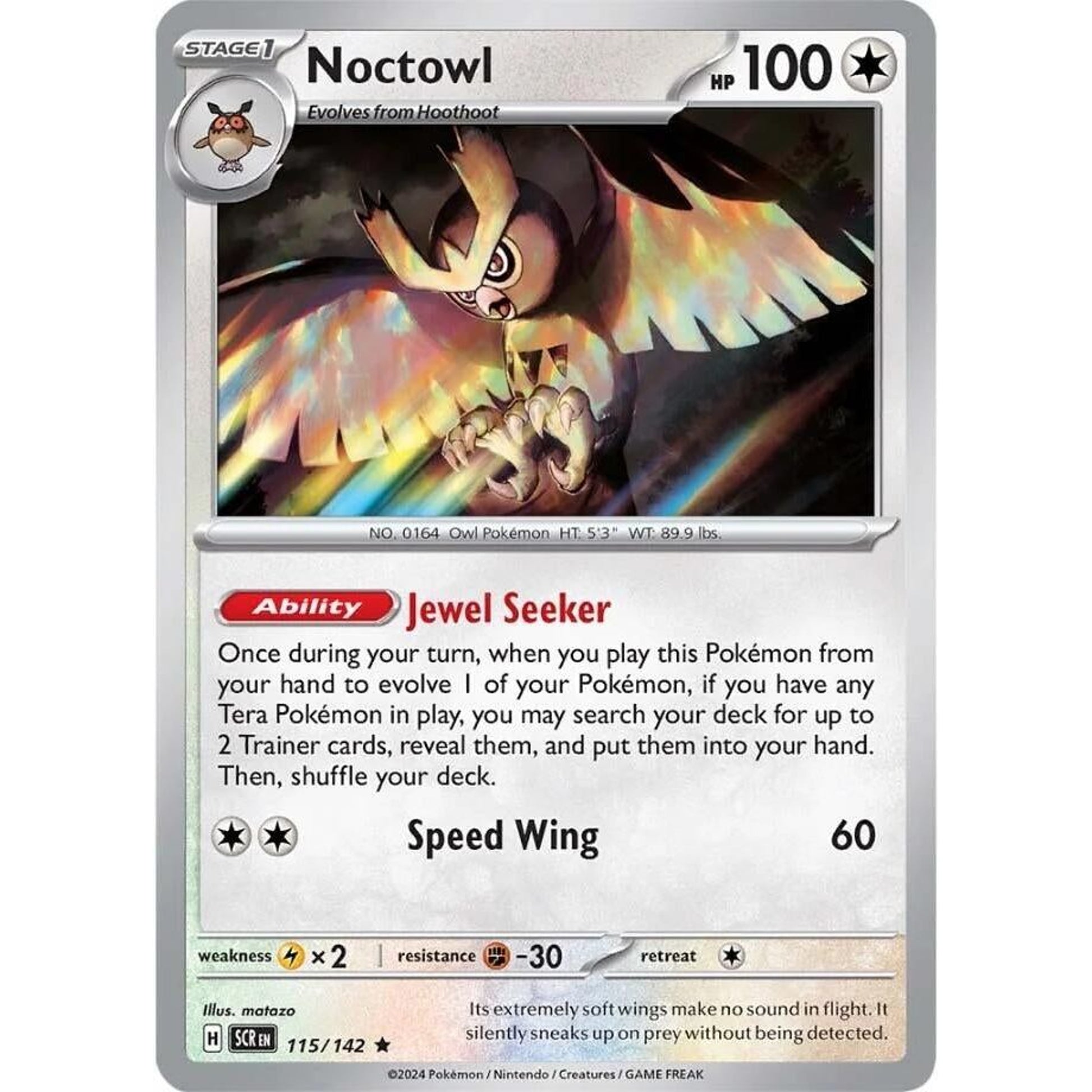 Image for Noctowl (115/142) (SCR) - Pokemon