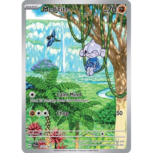 Image for Meditite (153/142) (SCR) - Pokemon