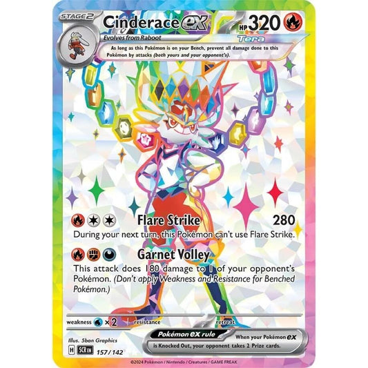 Image for Cinderace ex (157/142) (SCR) - Pokemon