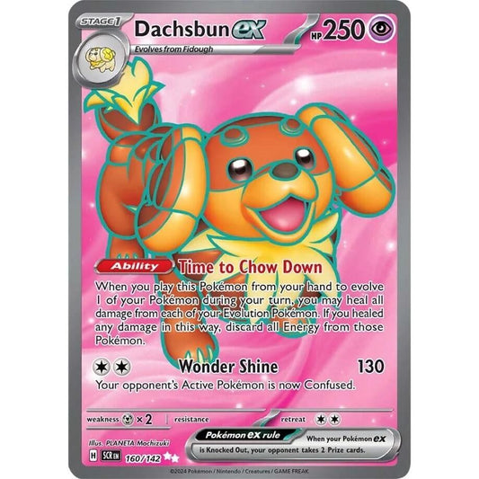 Image for Dachsbun ex (160/142) (SCR) - Pokemon