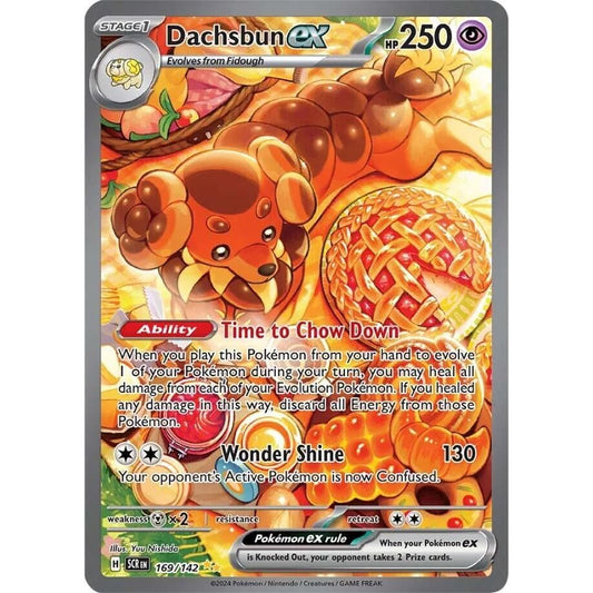 Image for Dachsbun ex (169/142) (SCR) - Pokemon