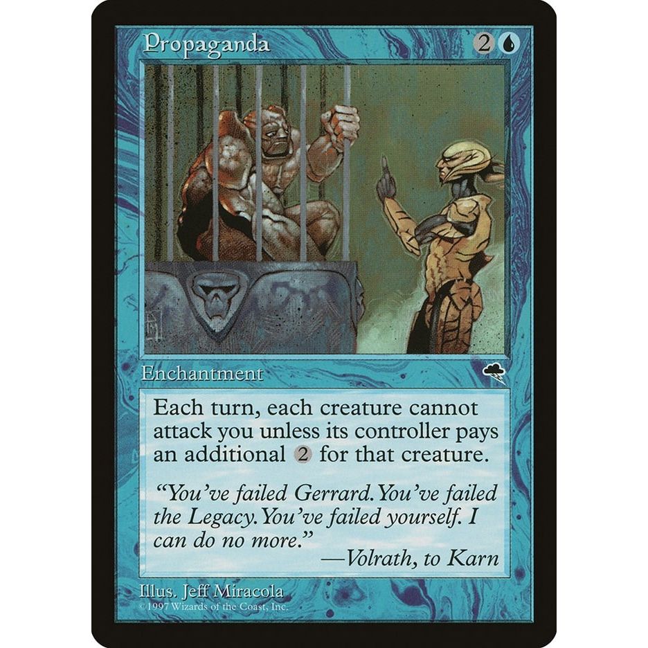 Image for Propaganda (80) (TMP) - Magic: The Gathering