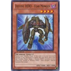 Image for Destiny HERO - Fear Monger (LCGX-EN130) (LC02) - YuGiOh