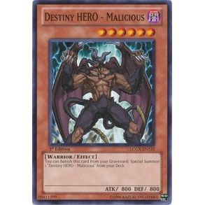 Image for Destiny HERO - Malicious (LCGX-EN132) (LC02) - YuGiOh