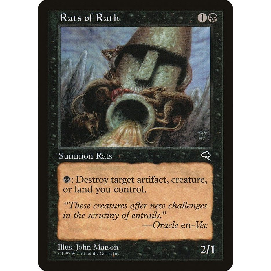 Image for Rats of Rath (150) (TMP) - Magic: The Gathering