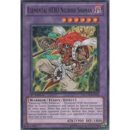 Image for Elemental HERO Necroid Shaman (LCGX-EN056) (LC02) - YuGiOh