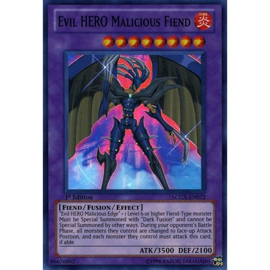 Image for Evil HERO Malicious Fiend (LCGX-EN072) (LC02) - YuGiOh
