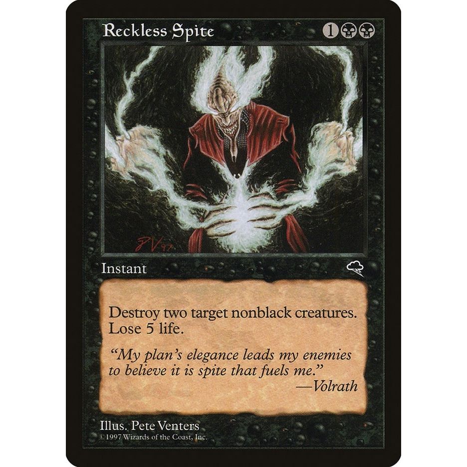 Image for Reckless Spite (152) (TMP) - Magic: The Gathering