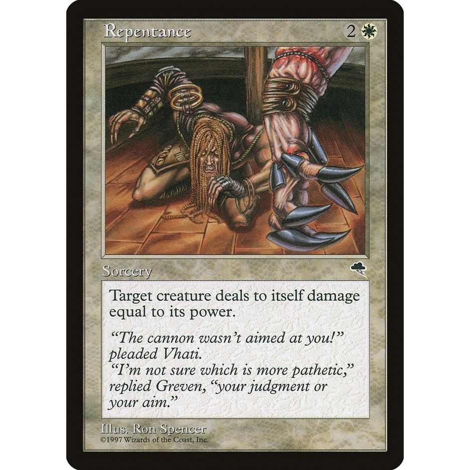 Image for Repentance (37) (TMP) - Magic: The Gathering