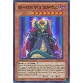 Image for Vennominon the King of Poisonous Snakes (LCGX-EN192) (LC02) - YuGiOh