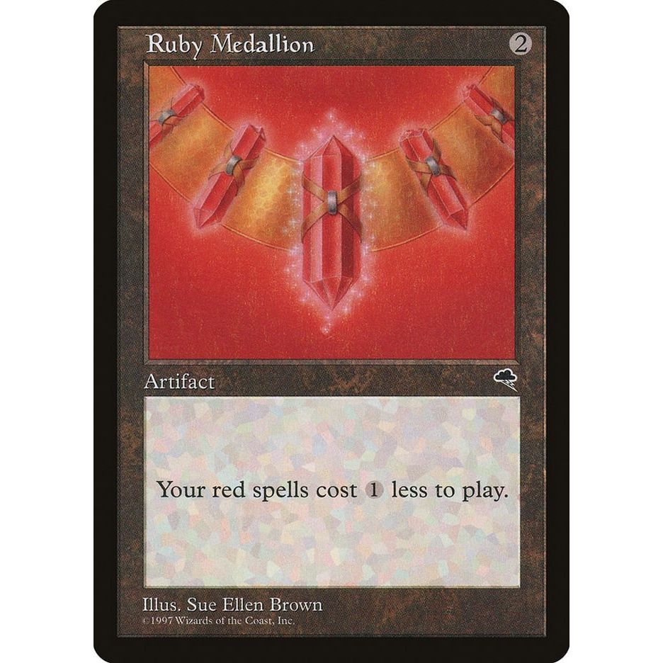 Image for Ruby Medallion (305) (TMP) - Magic: The Gathering