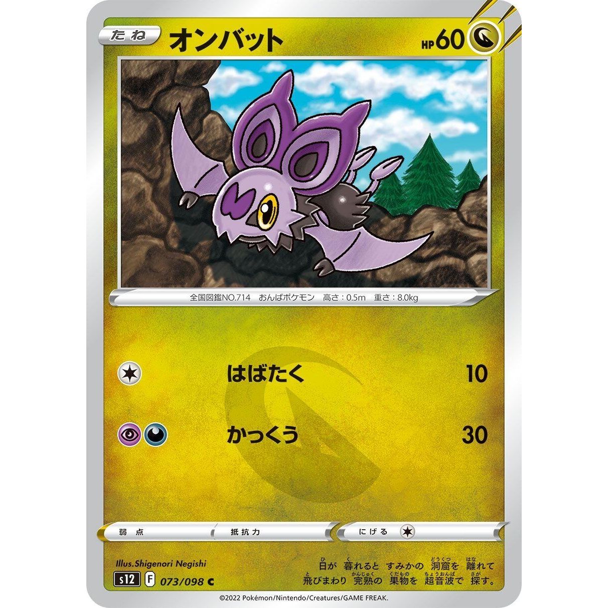 Image for Noibat (073/098) (S12) - Pokemon Japan