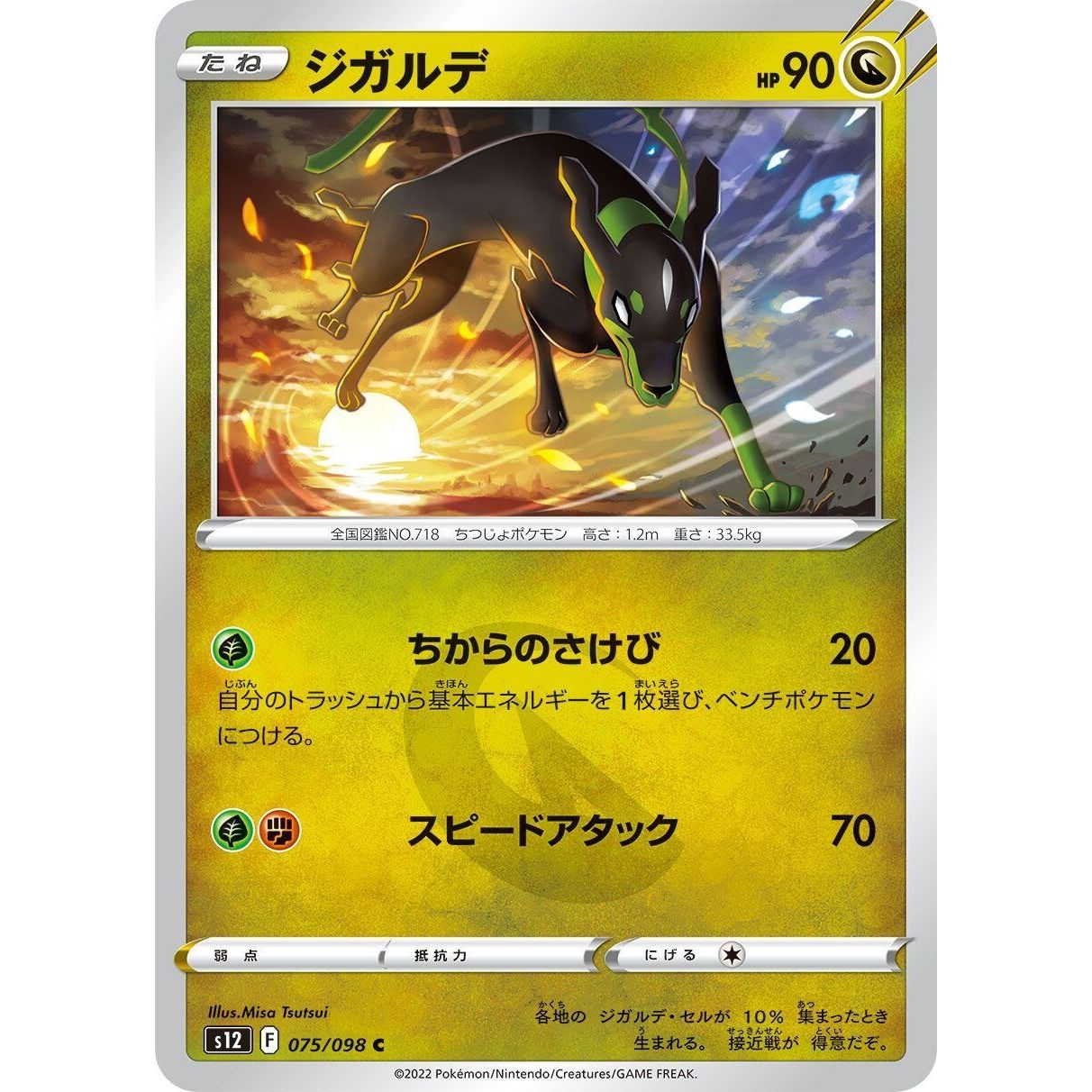 Image for Zygarde (075/098) (S12) - Pokemon Japan