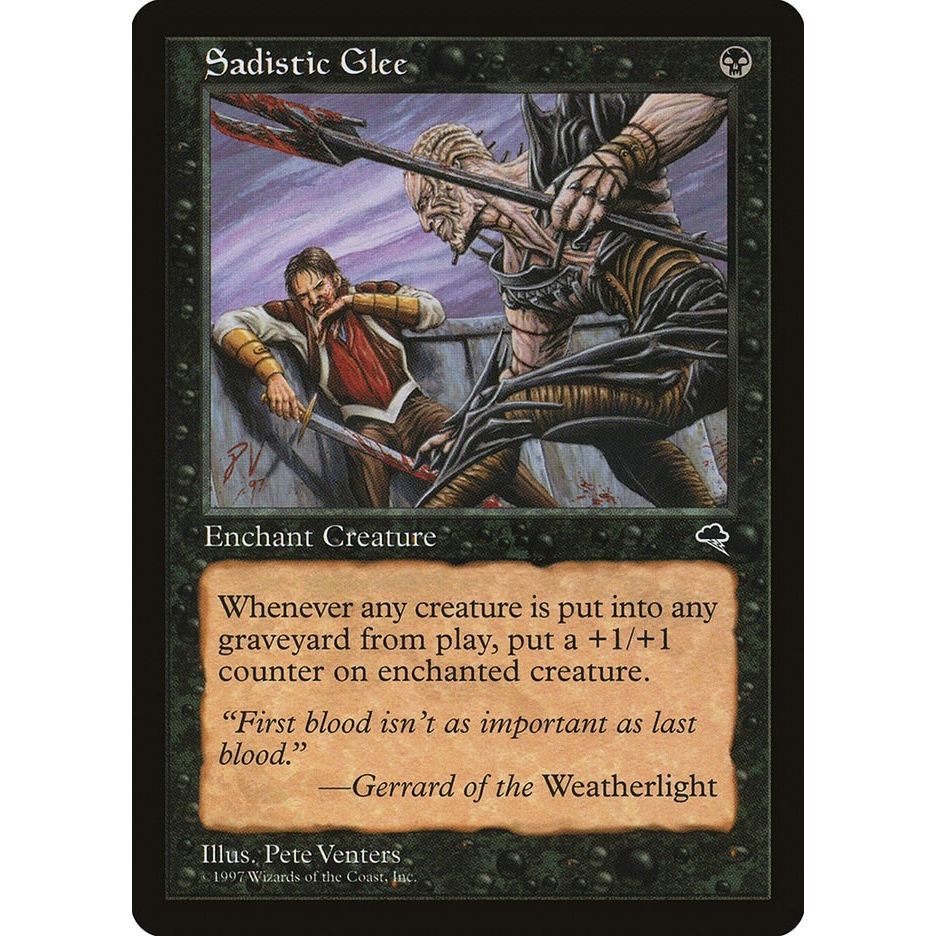 Image for Sadistic Glee (153) (TMP) - Magic: The Gathering
