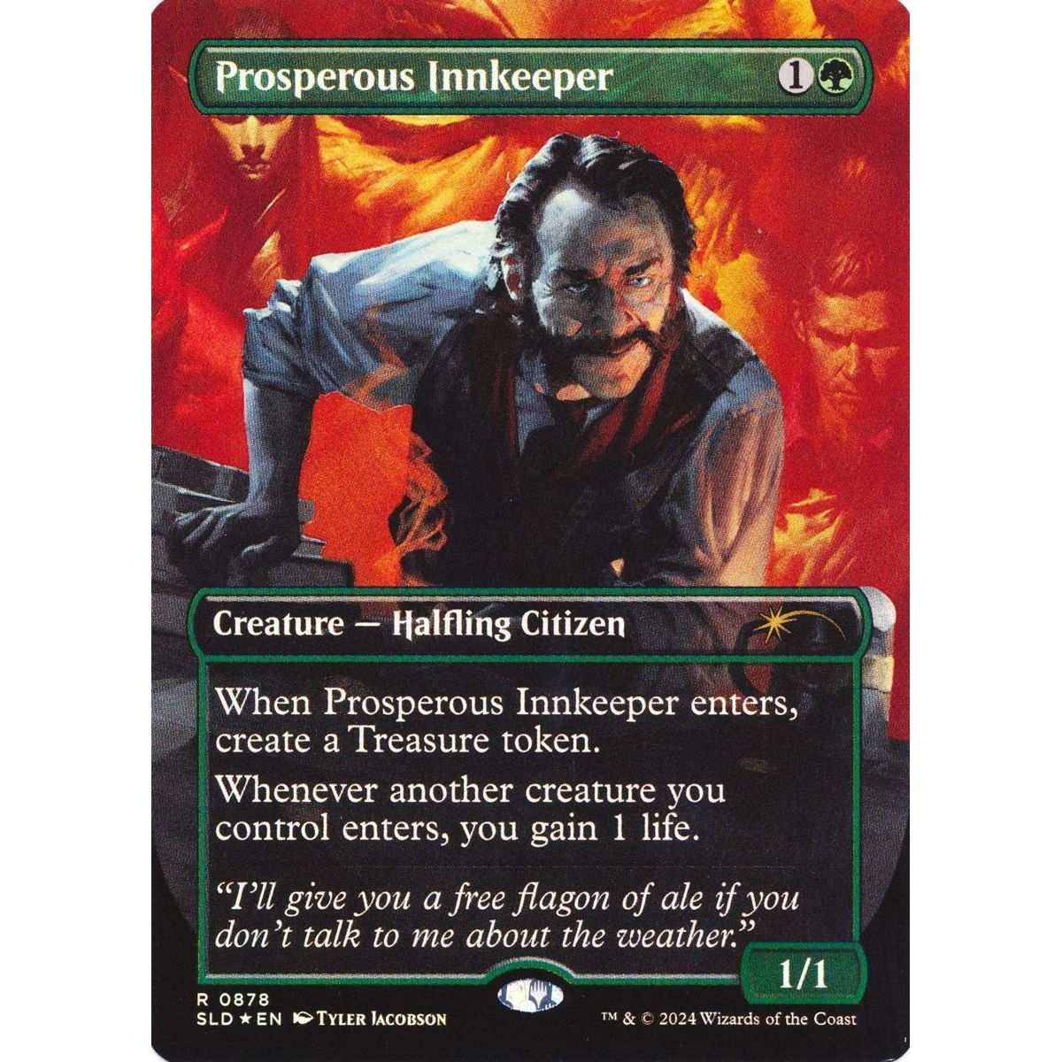 Image for Prosperous Innkeeper (Rainbow Foil) (878) (SLD) - Magic: The Gathering