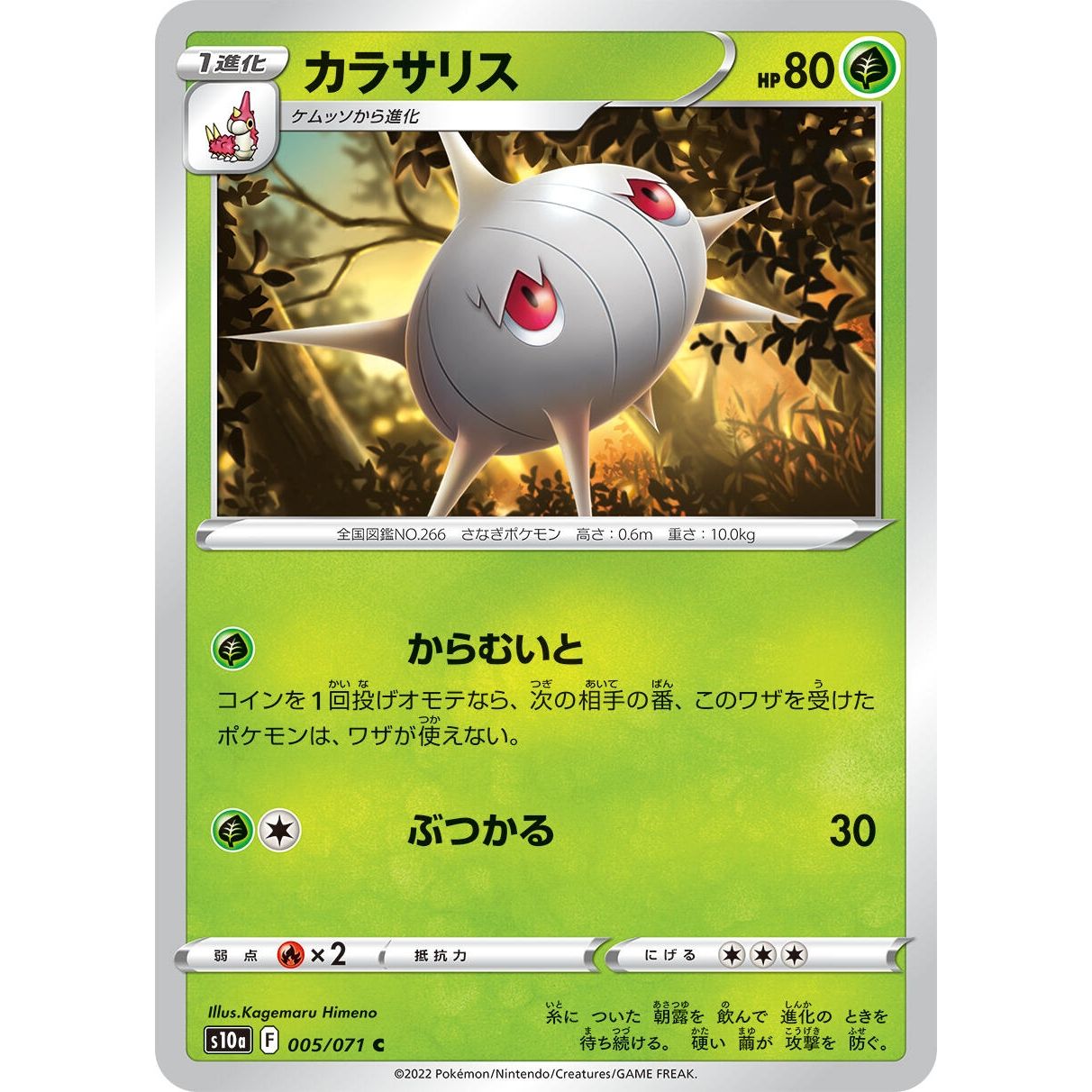 Image for Silcoon (005/071) (S10a) - Pokemon Japan