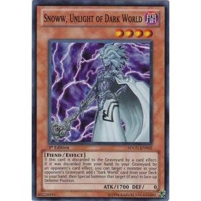 Image for Snoww, Unlight of Dark World (SDGU-EN002) (SDGU) - YuGiOh