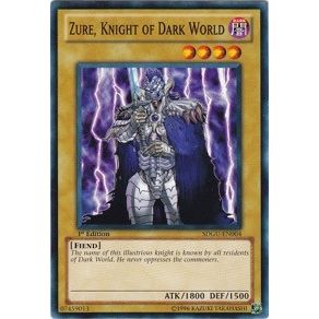 Image for Zure, Knight of Dark World (SDGU-EN004) (SDGU) - YuGiOh