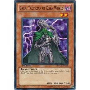 Image for Gren, Tactician of Dark World (SDGU-EN008) (SDGU) - YuGiOh