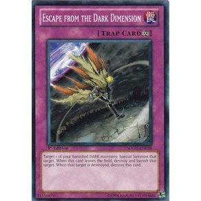 Image for Escape from the Dark Dimension (SDGU-EN038) (SDGU) - YuGiOh