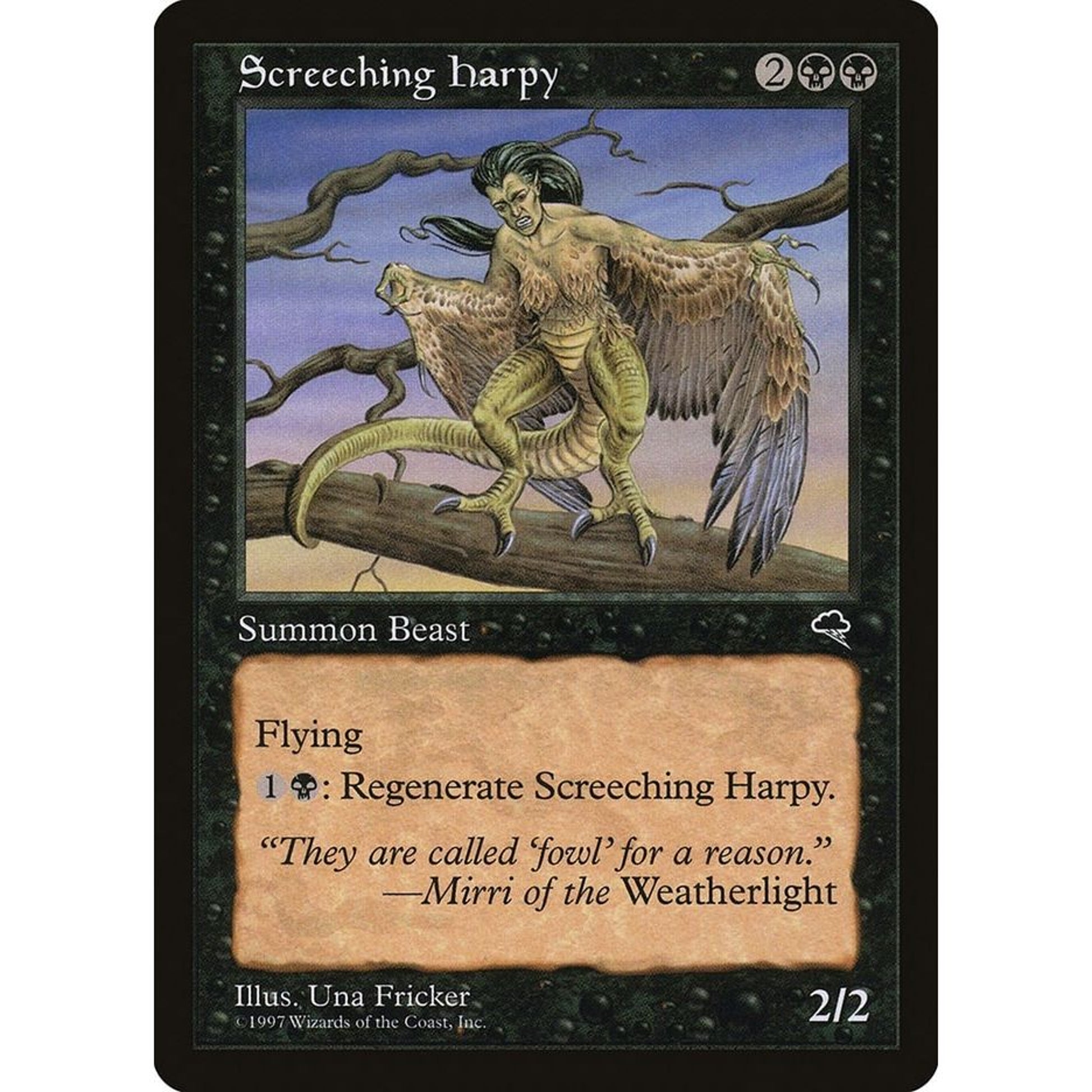 Image for Screeching Harpy (155) (TMP) - Magic: The Gathering