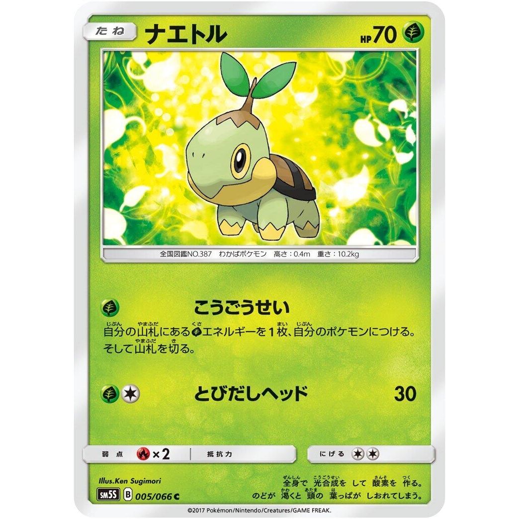 Image for Turtwig (005/066) (SM5S) - Pokemon Japan