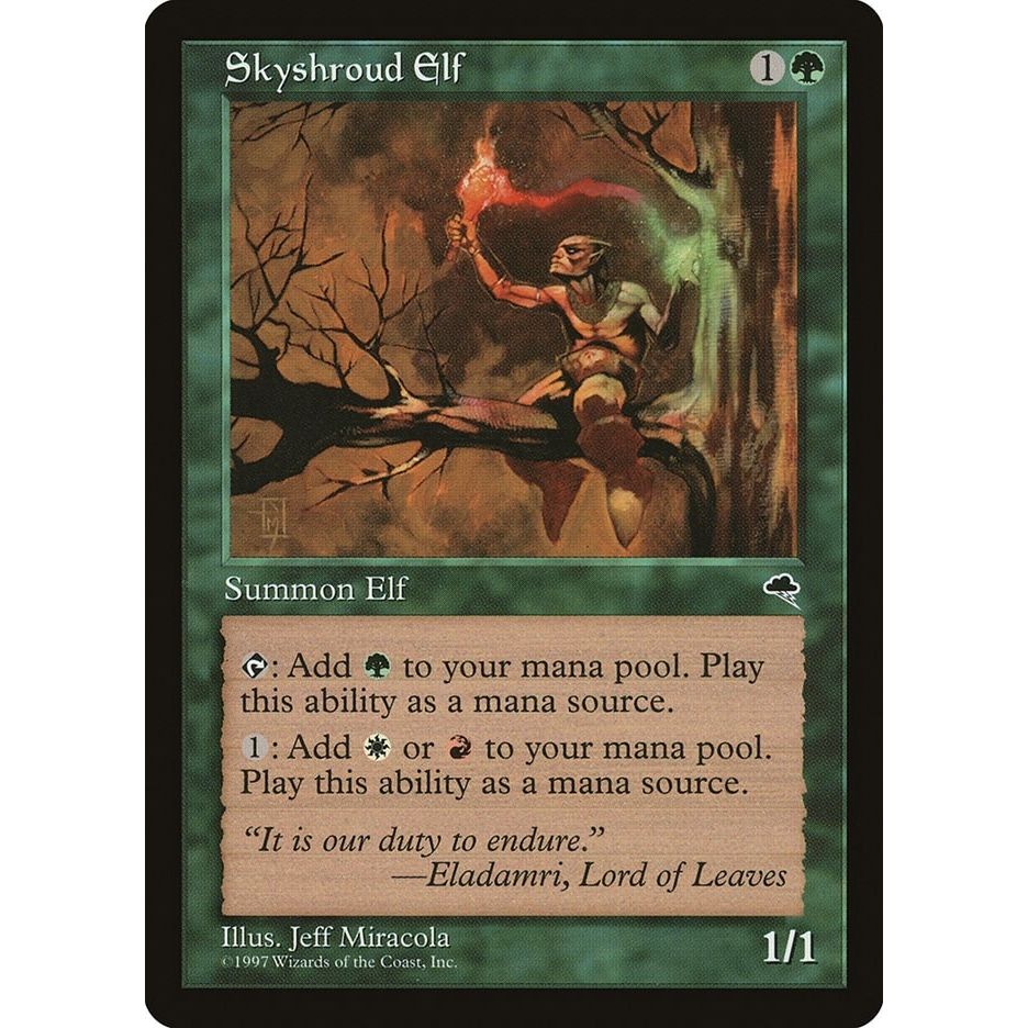 Image for Skyshroud Elf (255) (TMP) - Magic: The Gathering
