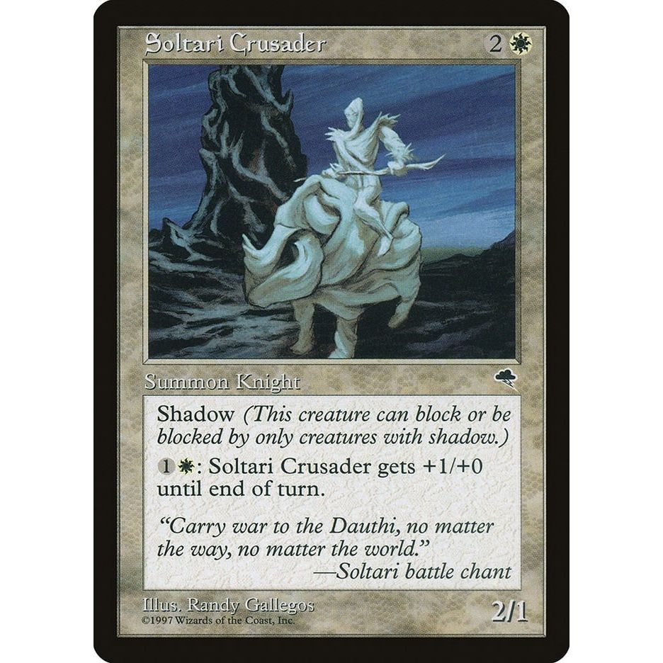 Image for Soltari Crusader (41) (TMP) - Magic: The Gathering