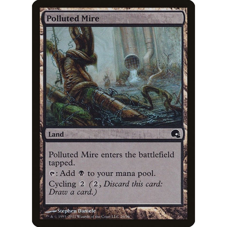 Image for Polluted Mire (26) (GRV) - Magic: The Gathering