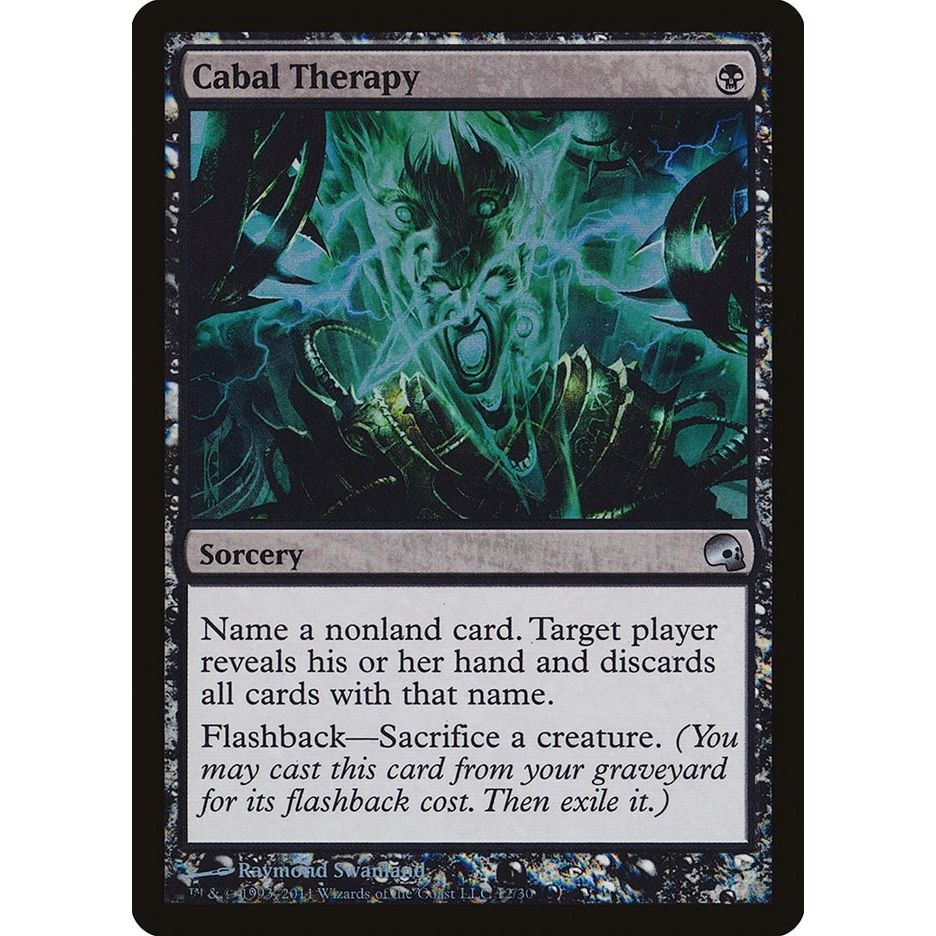 Image for Cabal Therapy (12) (GRV) - Magic: The Gathering