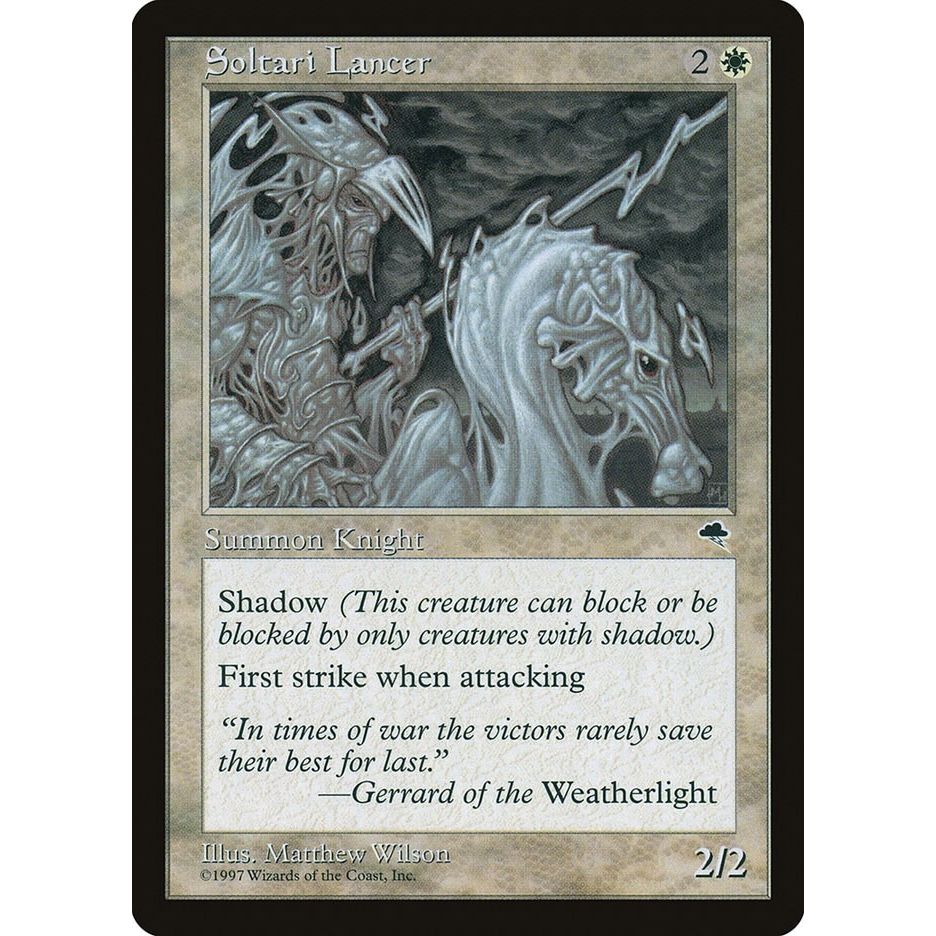 Image for Soltari Lancer (44) (TMP) - Magic: The Gathering