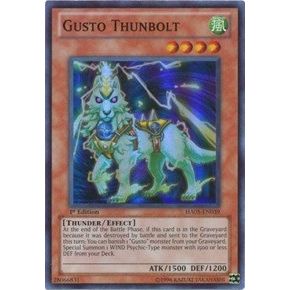Image for Gusto Thunbolt (HA05-EN039) (HA05) - YuGiOh