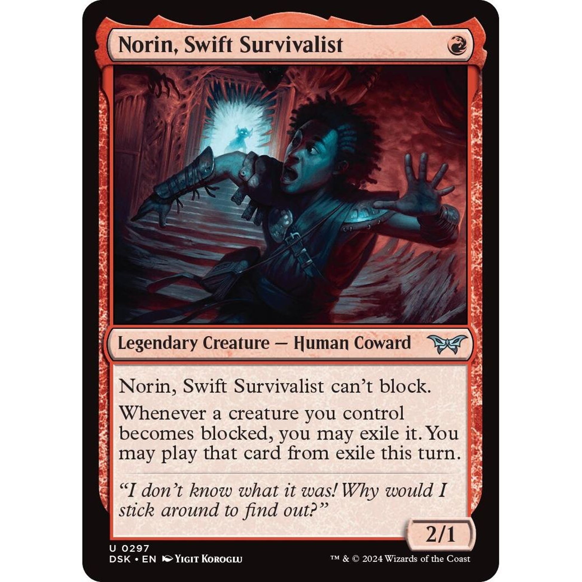 Image for Norin, Swift Survivalist (0297) (297) (DSK) - Magic: The Gathering