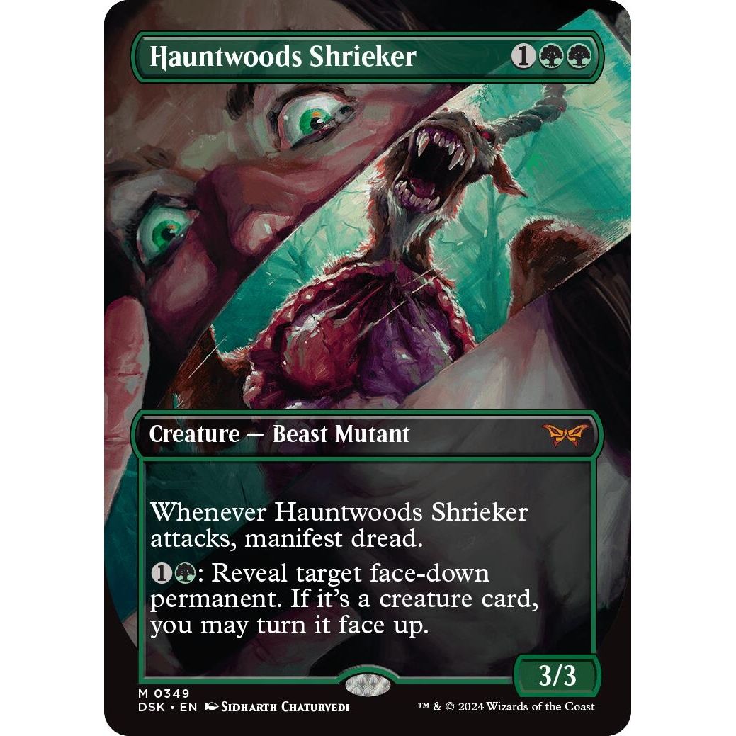 Image for Hauntwoods Shrieker (Borderless) (349) (DSK) - Magic: The Gathering