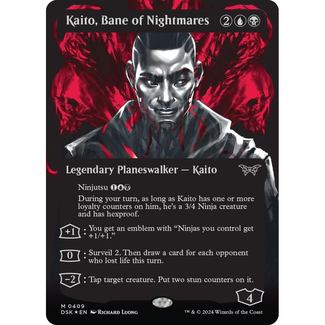 Image for Kaito, Bane of Nightmares (Showcase) (Textured Foil) (409) (DSK) - Magic: The Gathering