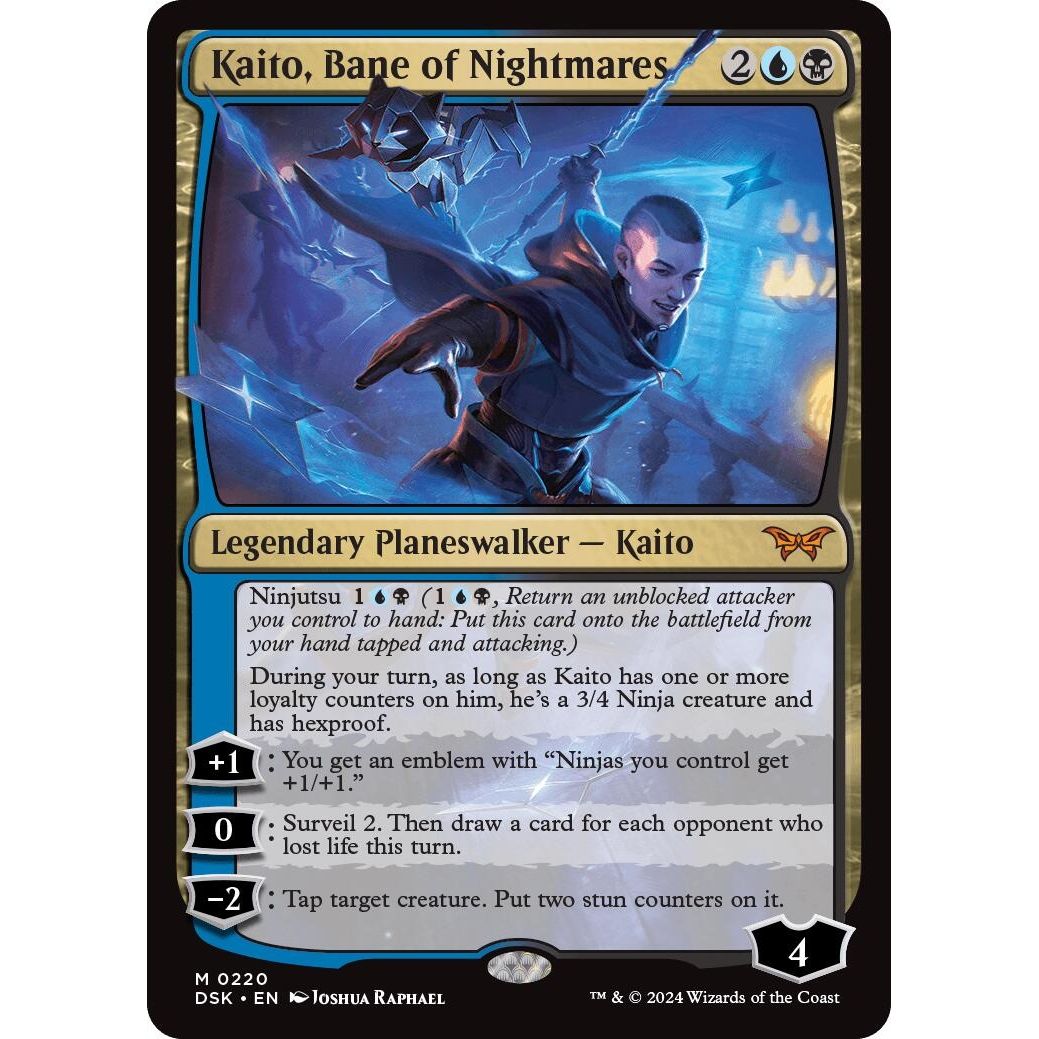 Image for Kaito, Bane of Nightmares (220) (DSK) - Magic: The Gathering
